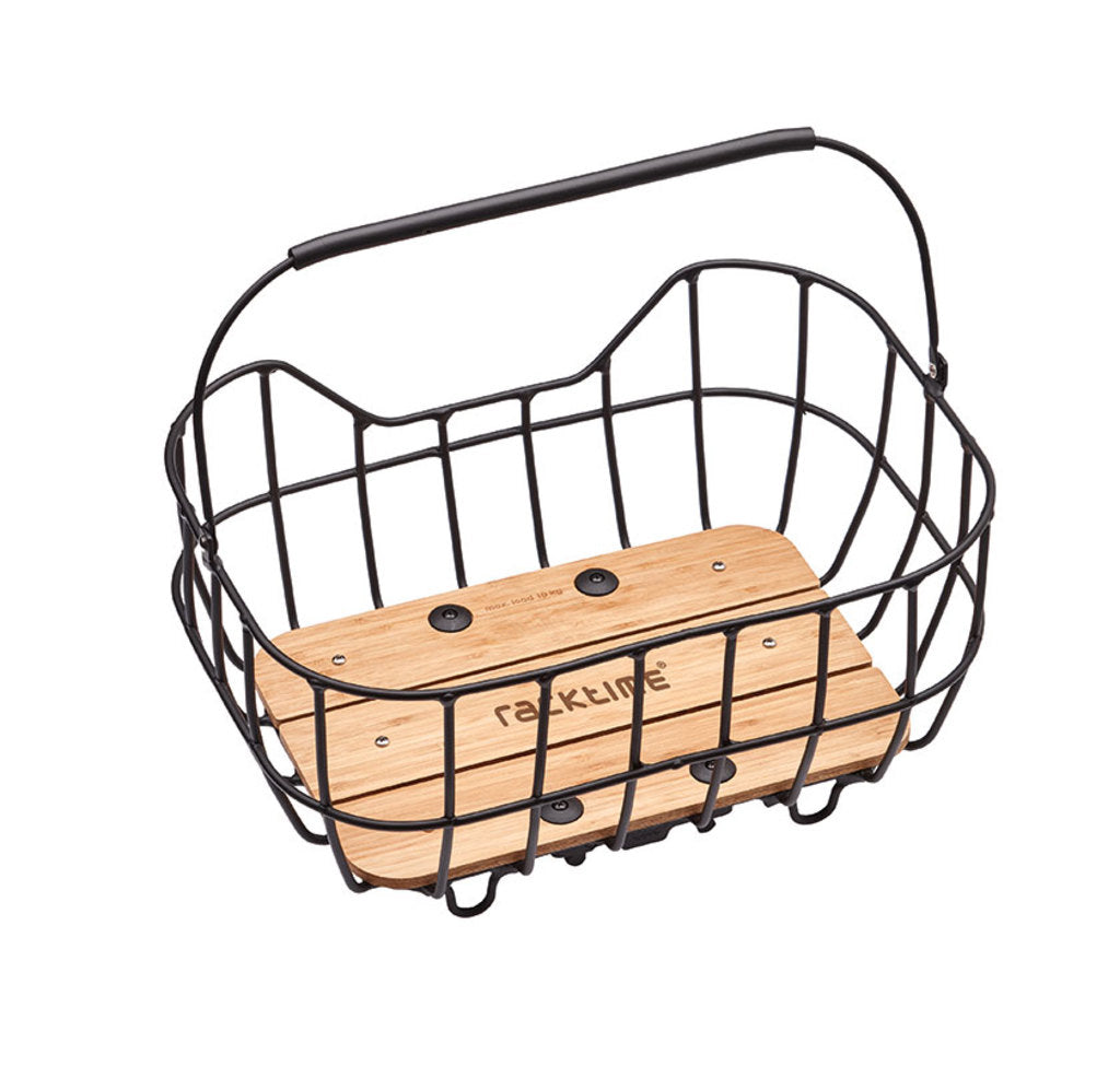 Mand Racktime Baskit Breeze - Zwart - Achterop - 25 Liter Mand Racktime Baskit Breeze - Zwart - Achterop - 25 Liter
